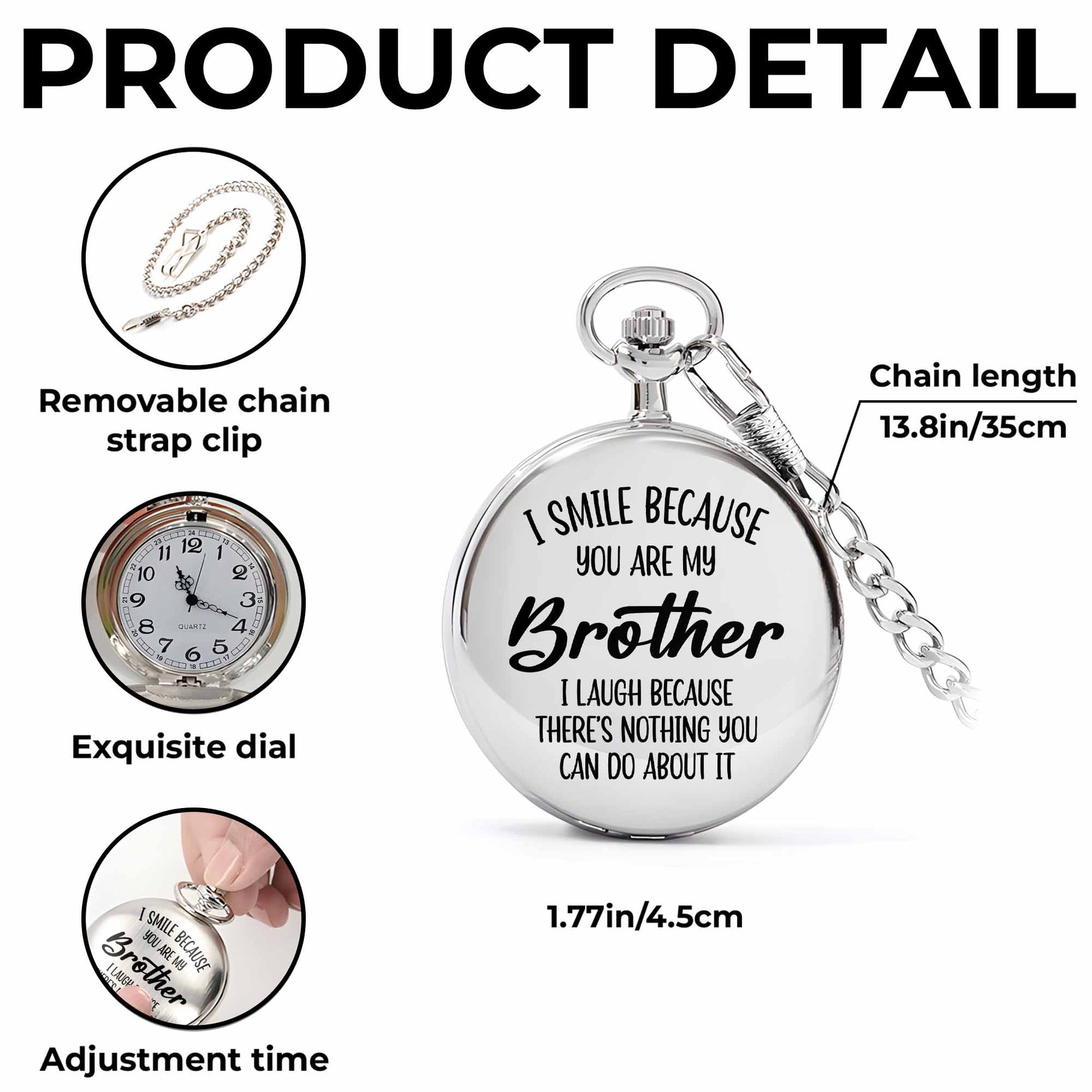 I Smile Because You Are My Brother, Perfect Sibling Day Gift