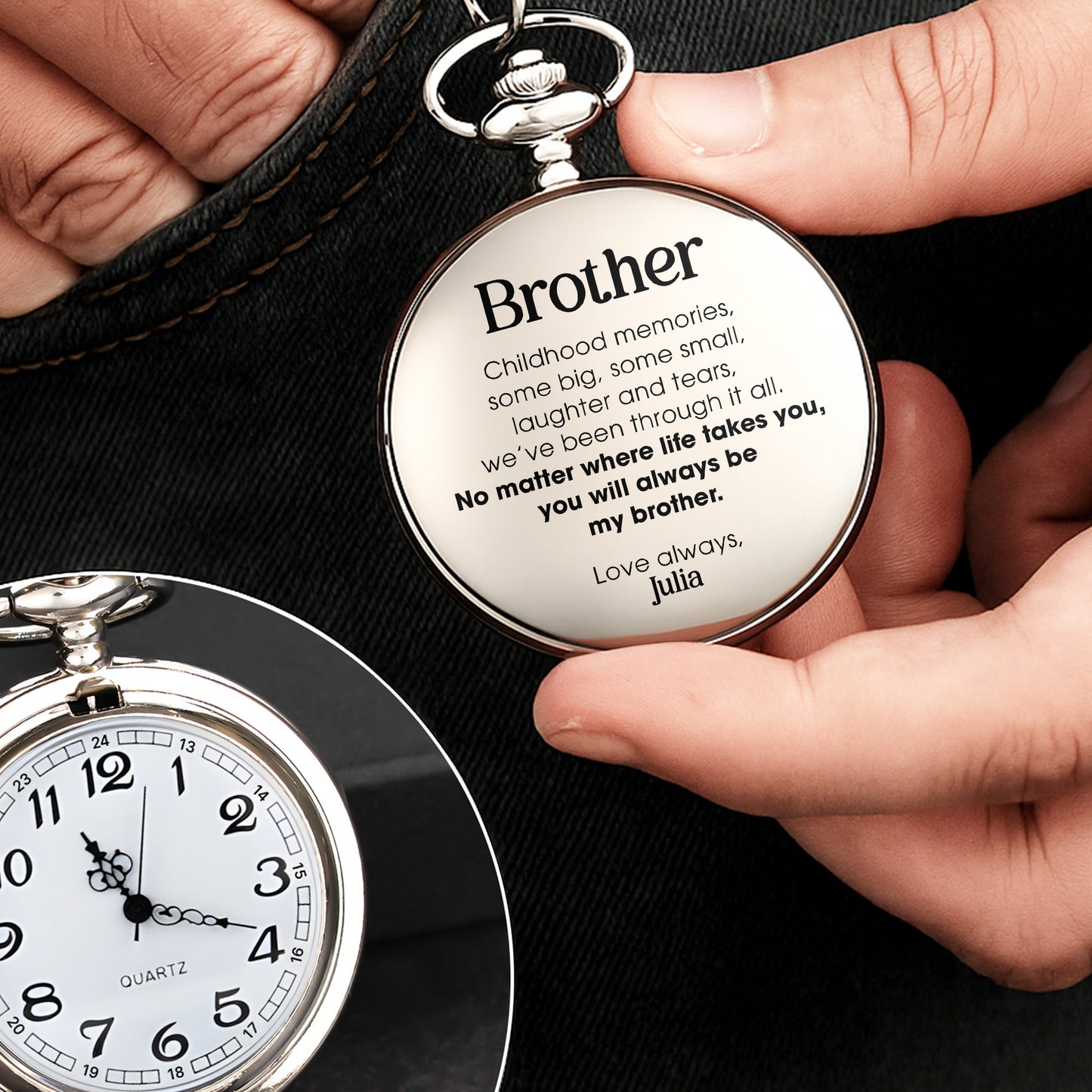 Childhood Memories And Laughter, Pocket Watch