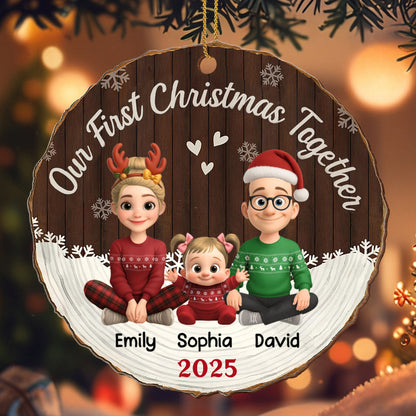 Our First Christmas Together Family Ornament