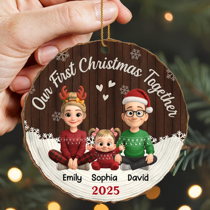 Our First Christmas Together Family Ornament