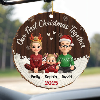 Our First Christmas Together Family Ornament