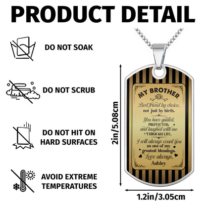 My Brother Best Friend By Choice, Not Just By Birth