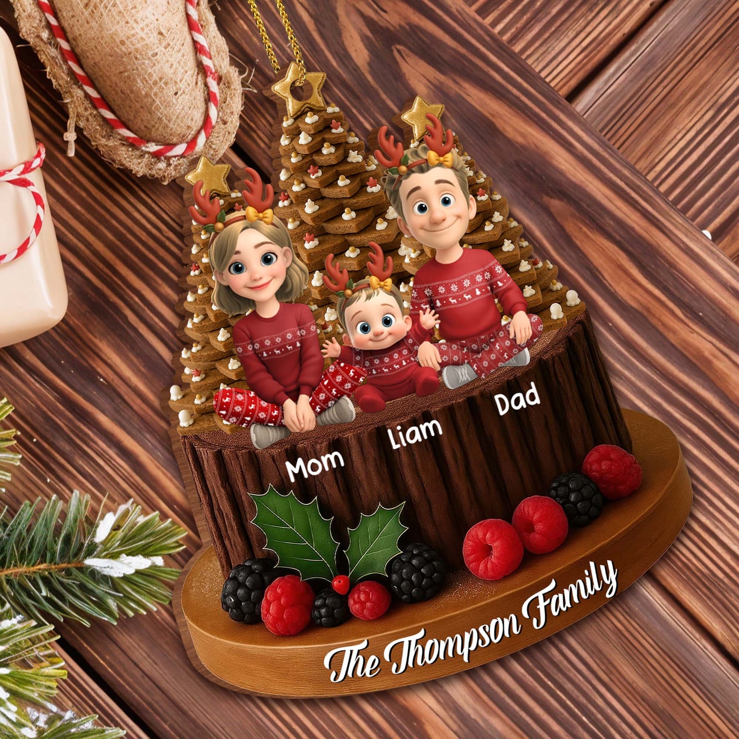 Celebrate Your Family With Festive Christmas Trees And Reindeer Antlers