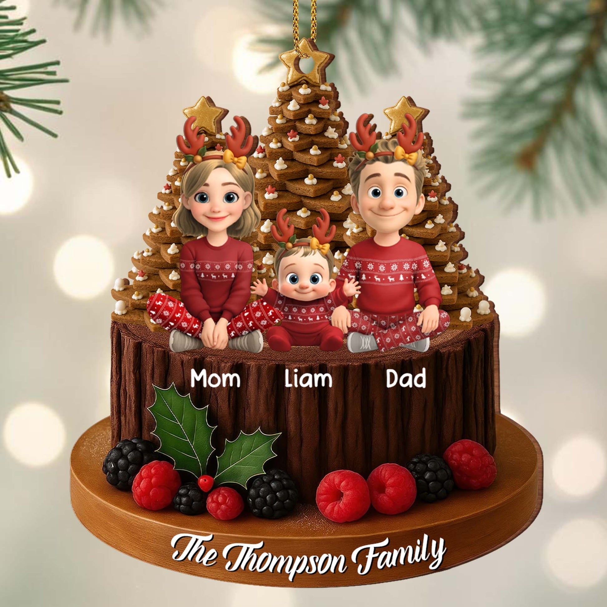 Celebrate Your Family With Festive Christmas Trees And Reindeer Antlers
