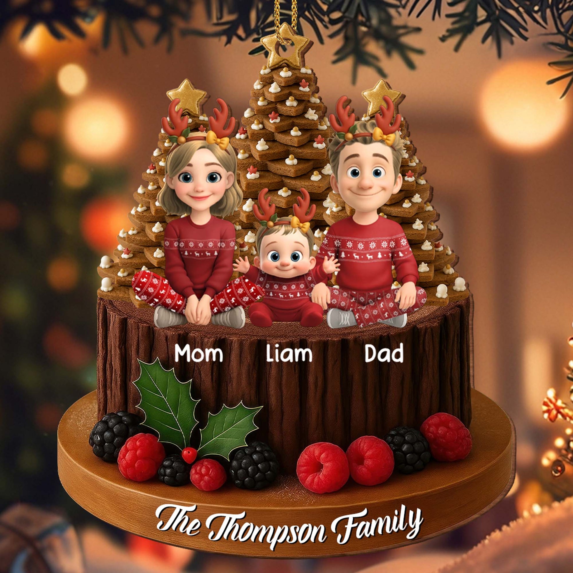 Celebrate Your Family With Festive Christmas Trees And Reindeer Antlers