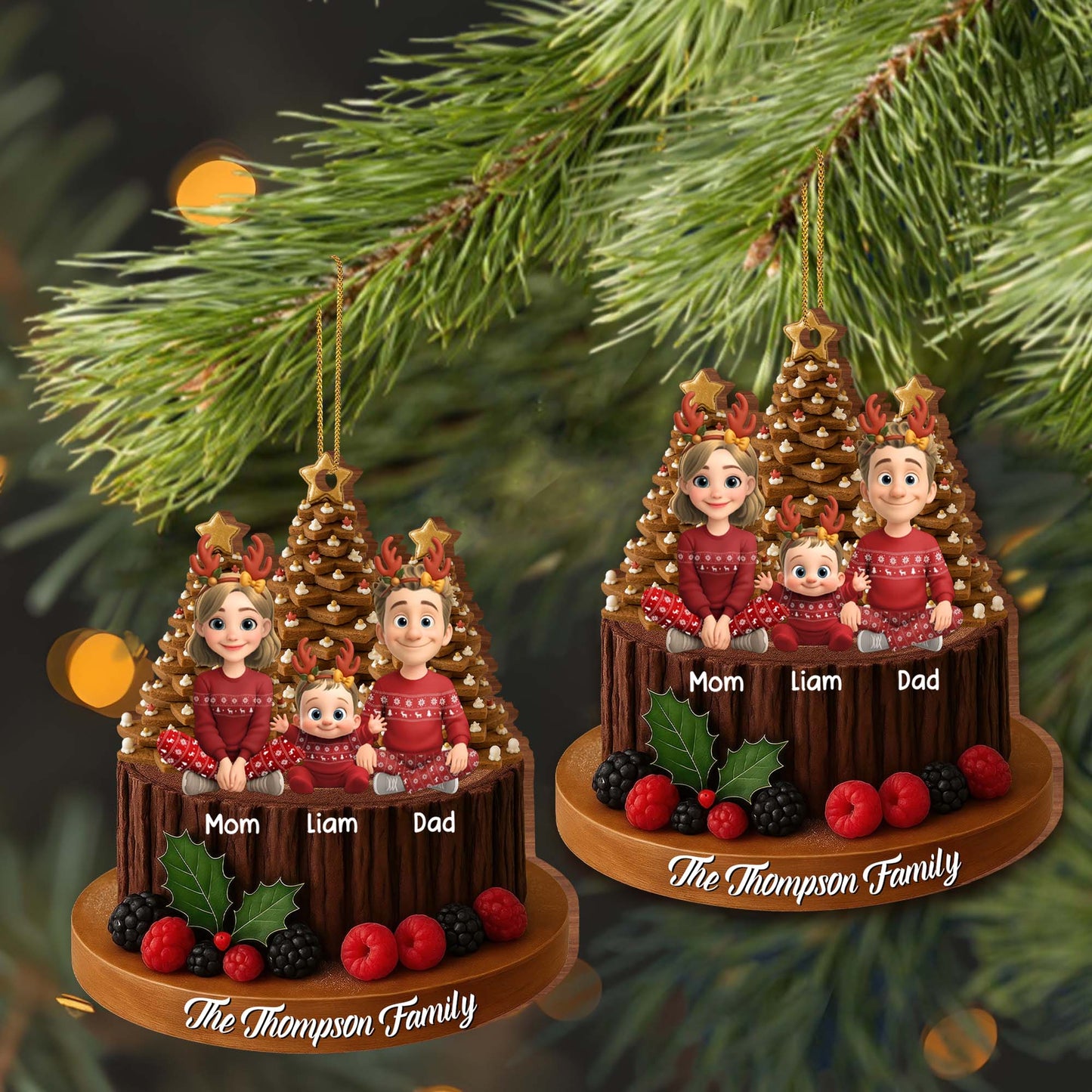 Celebrate Your Family With Festive Christmas Trees And Reindeer Antlers