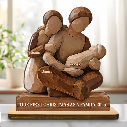 Our First Christmas As A Family Figurine