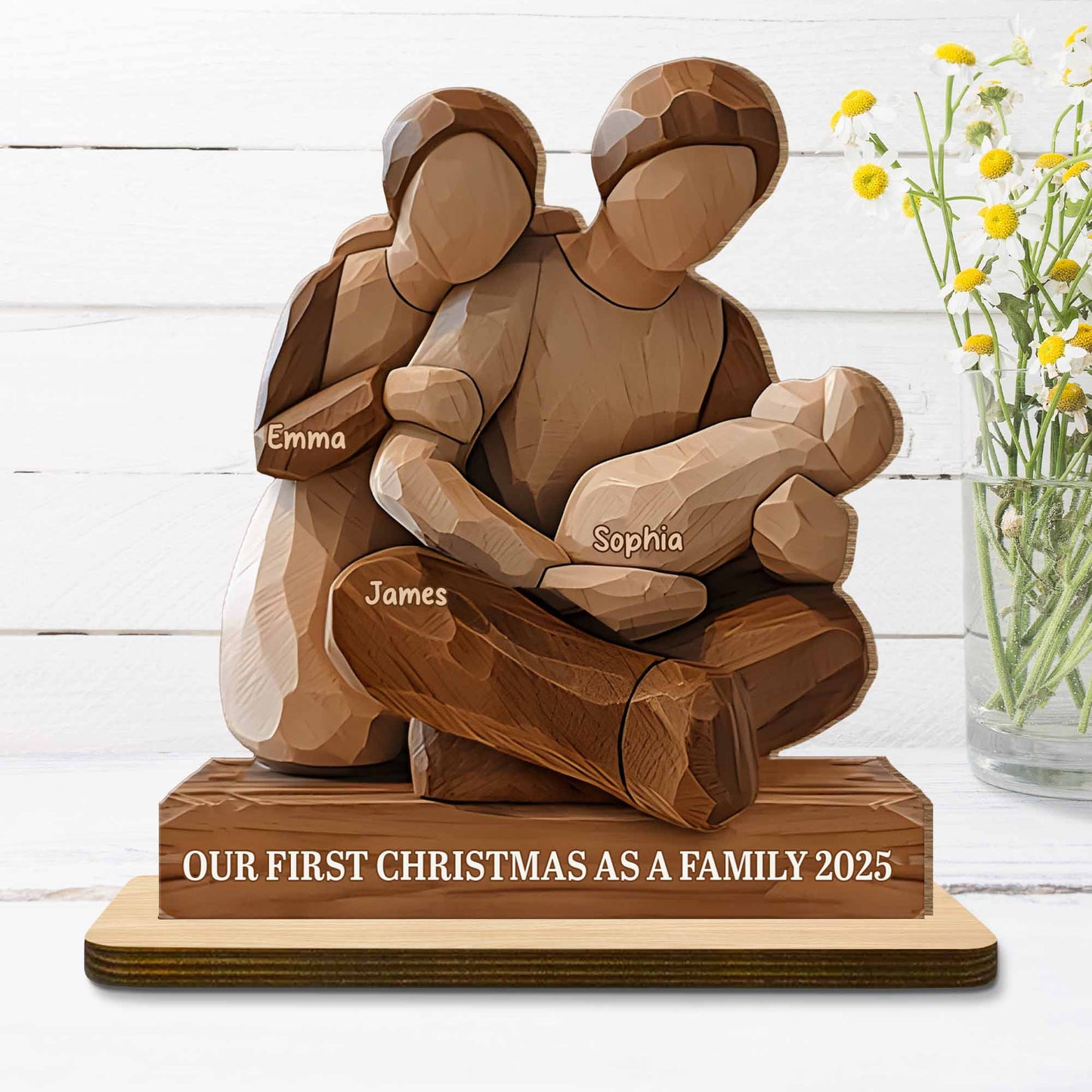 Our First Christmas As A Family Figurine