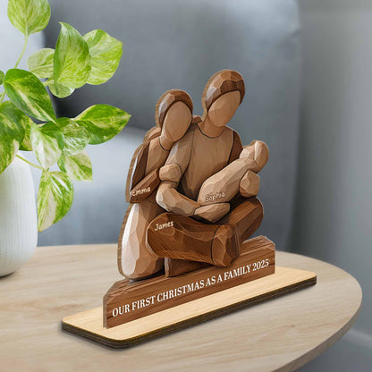 Our First Christmas As A Family Figurine