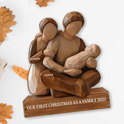 Our First Christmas As A Family Figurine