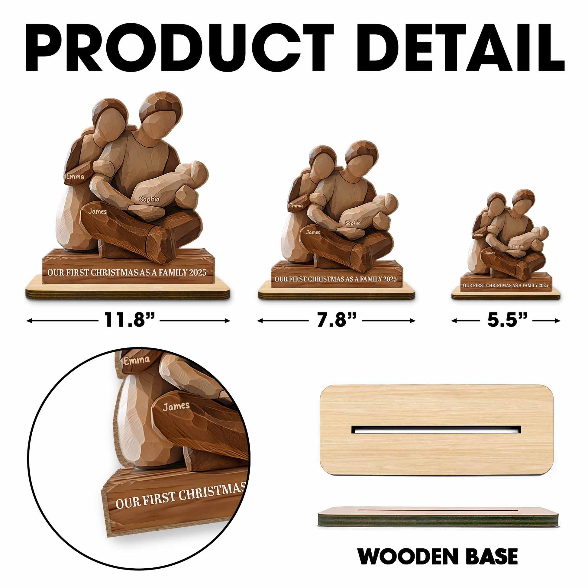 Our First Christmas As A Family Figurine