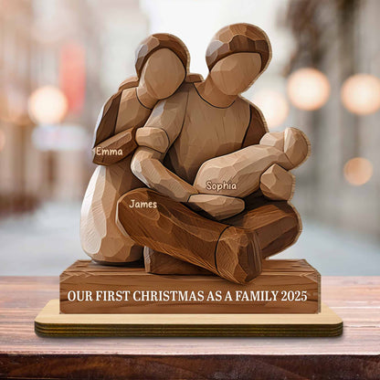 Our First Christmas As A Family Figurine