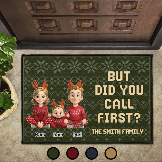 But Did You Call First With Family In Christmas Sweaters