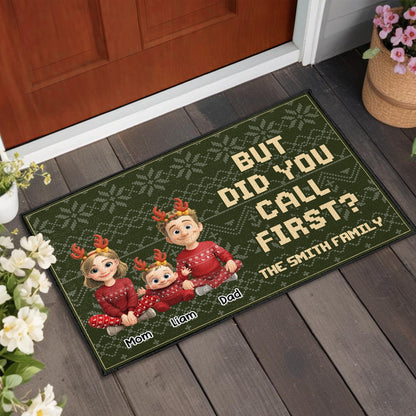 But Did You Call First With Family In Christmas Sweaters