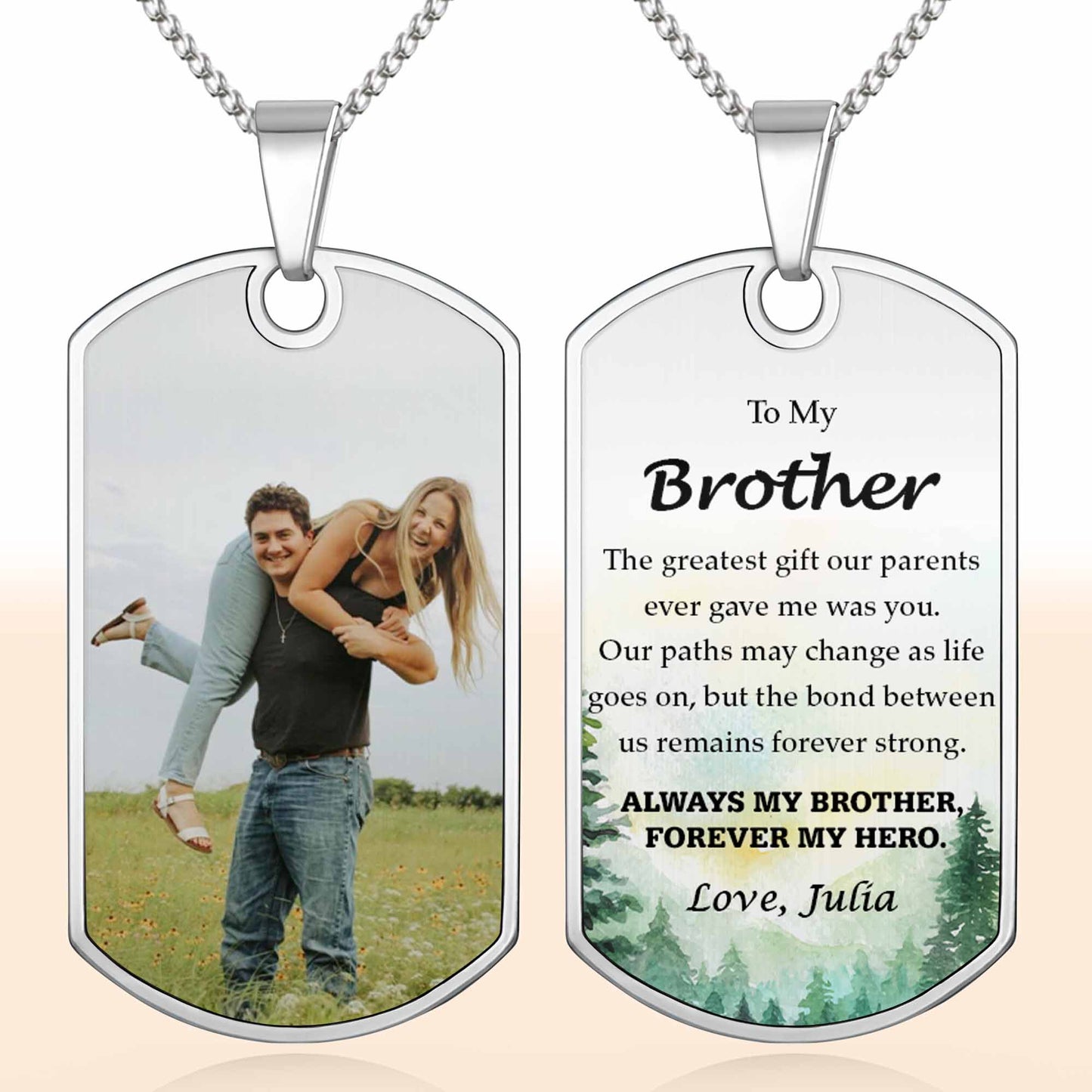 To My Brother, Always My Brother, Forever My Hero