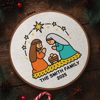 Mary And Joseph Guiding Star Family Wall Art