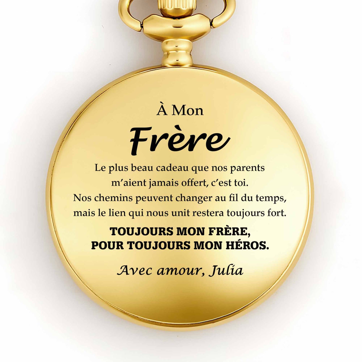 A Mon Frère, Elegant Pocket Watch