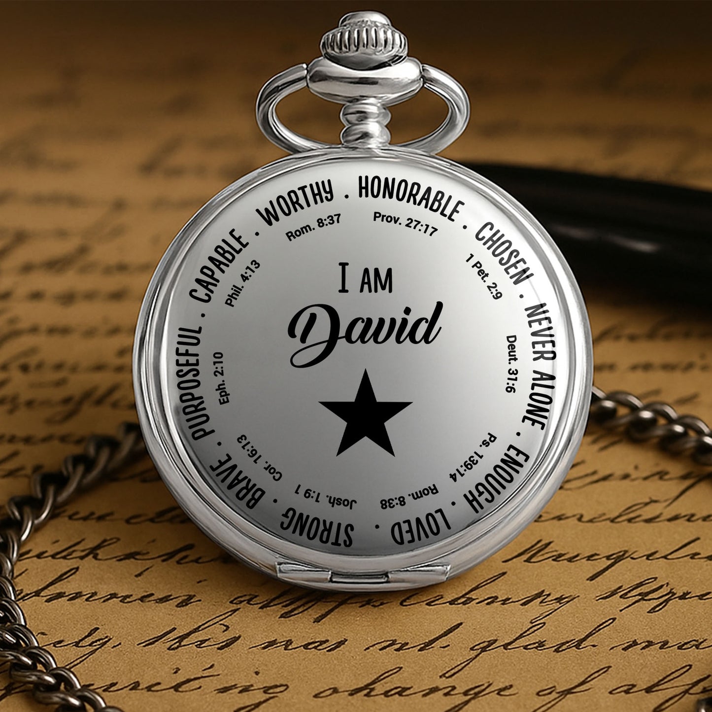 I Am Capable, Worthy, Chosen, Never Alone, Enough Star Design