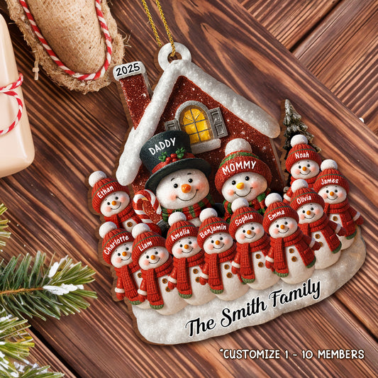 Personalize Your Family's Holiday Spirit With Snowmen
