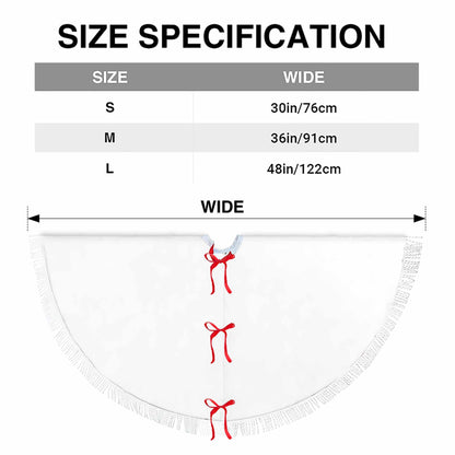 Christmas As A Family Of Three With Cartoon Family