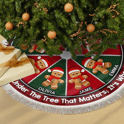 Under The Tree That Matters With Gingerbread Men