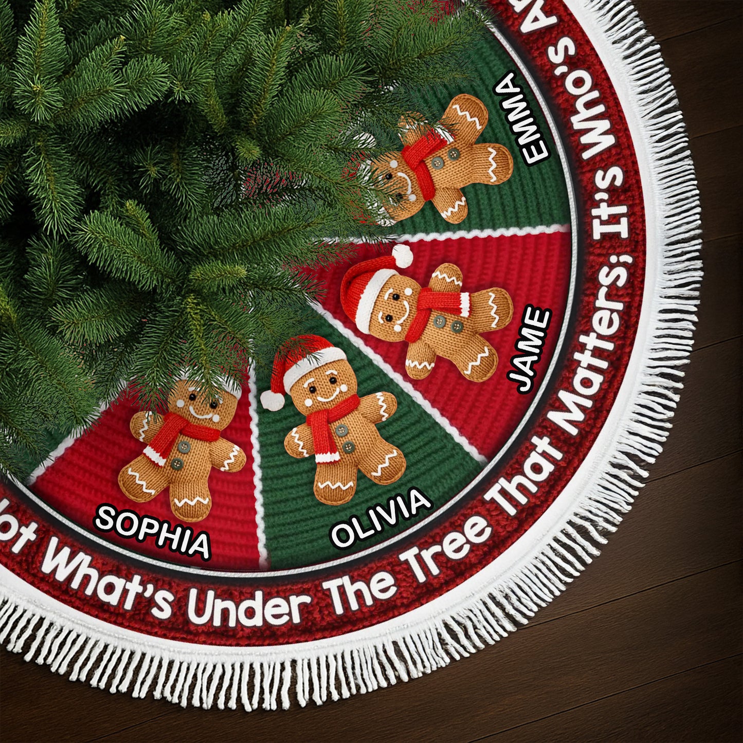 Under The Tree That Matters With Gingerbread Men
