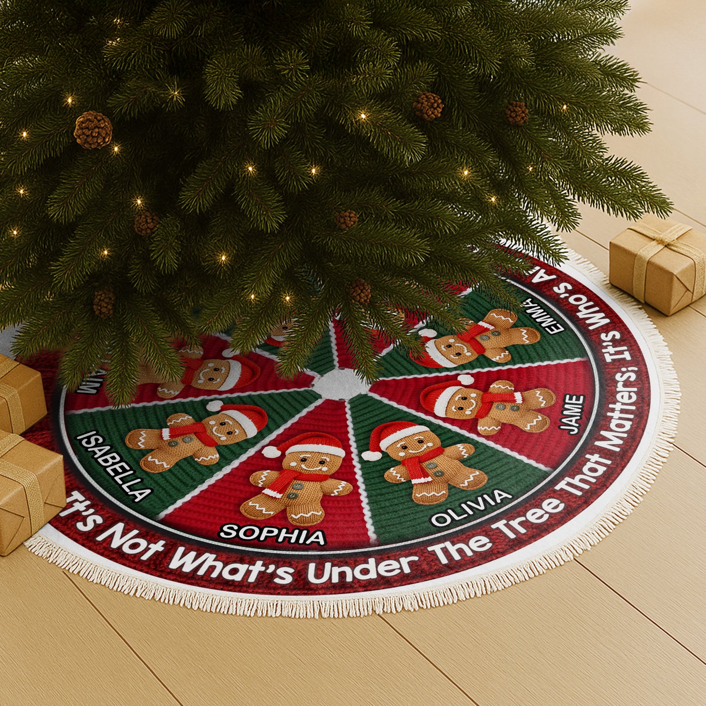 Under The Tree That Matters With Gingerbread Men