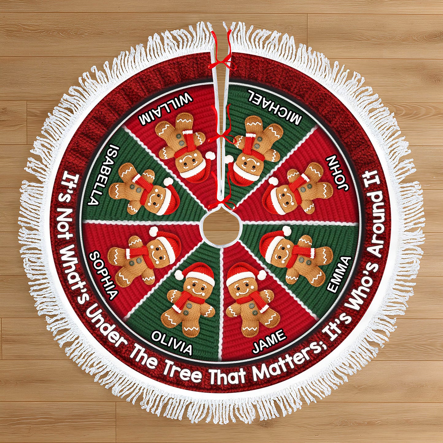 Under The Tree That Matters With Gingerbread Men