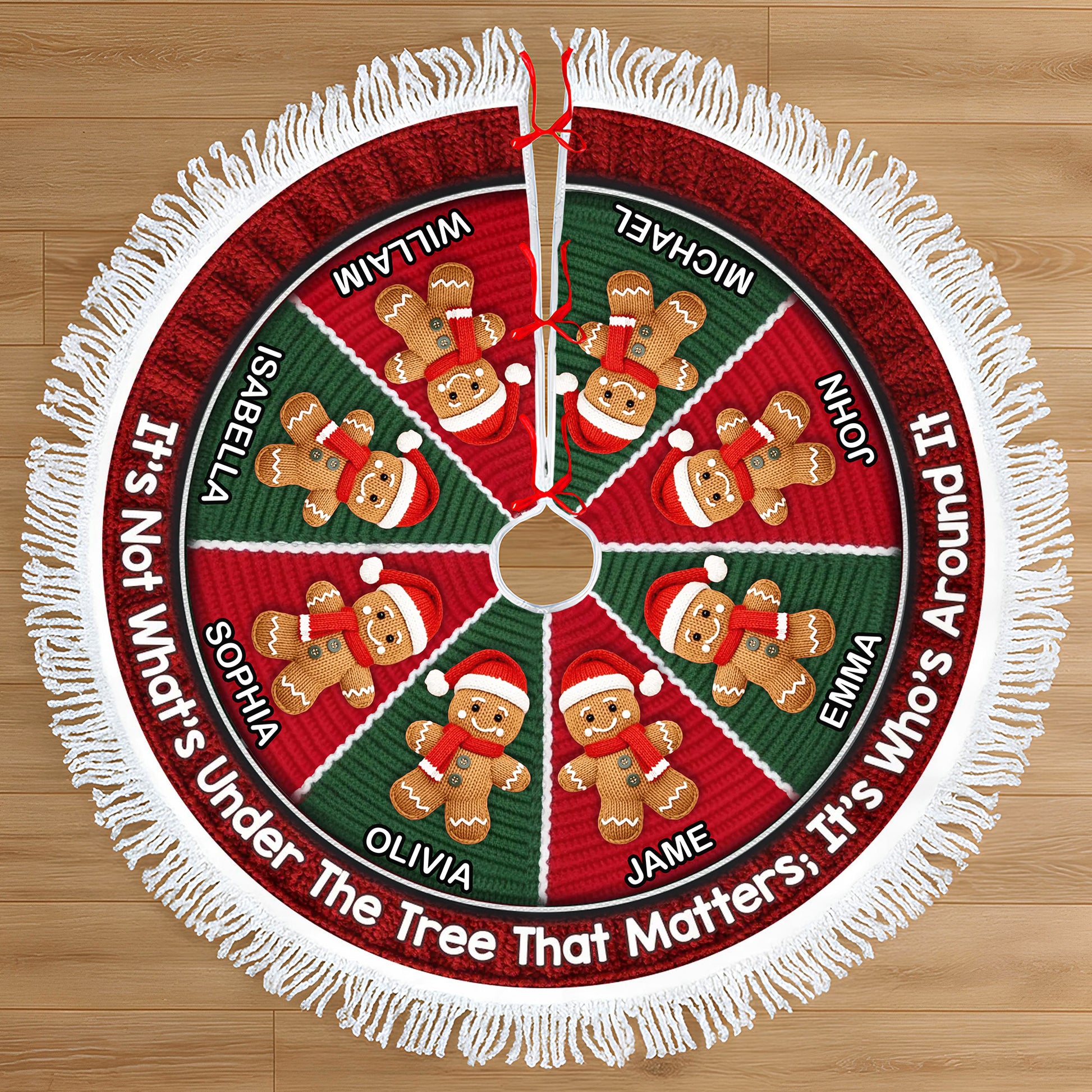 Under The Tree That Matters With Gingerbread Men