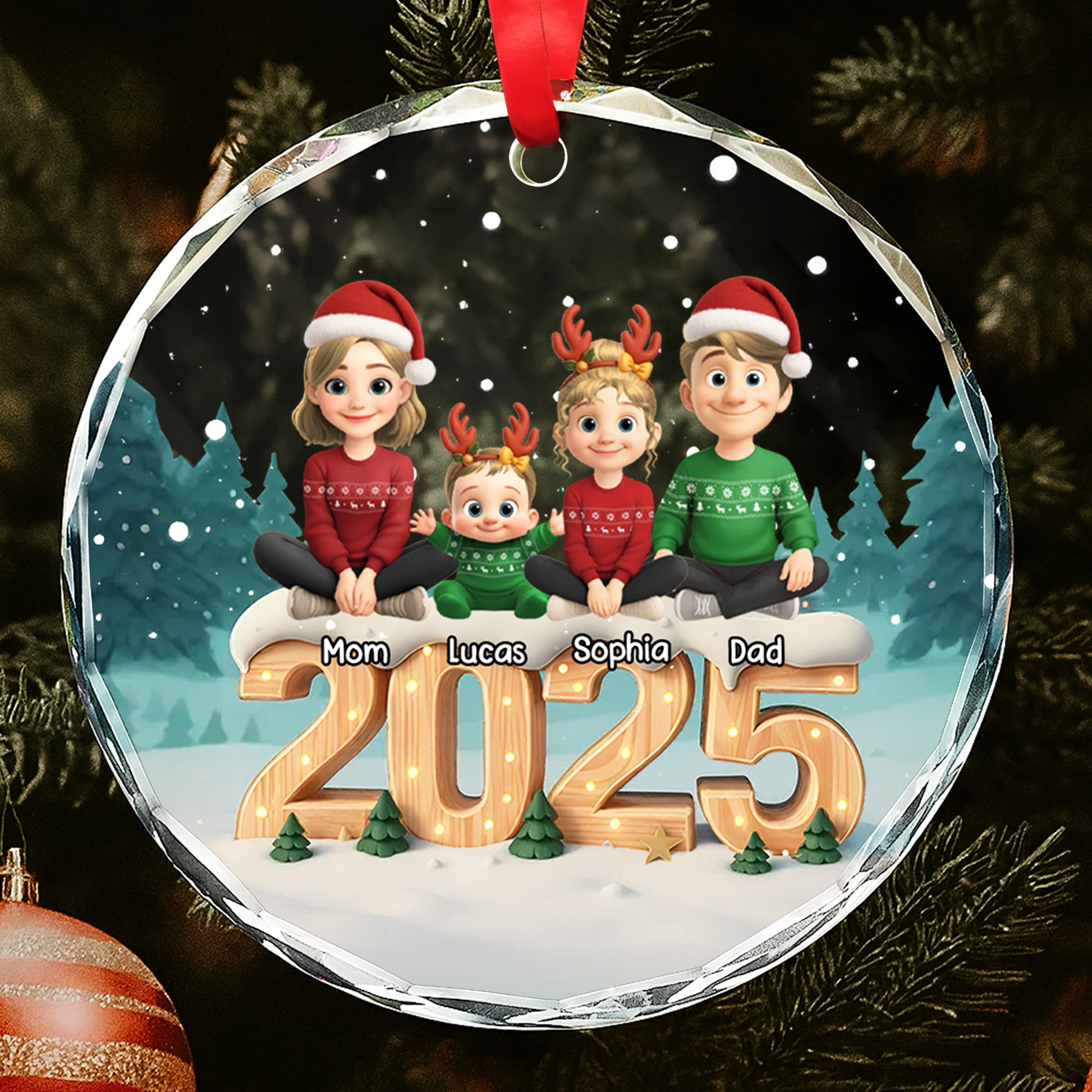 Capture Family Festive Spirit, Christmas Scene