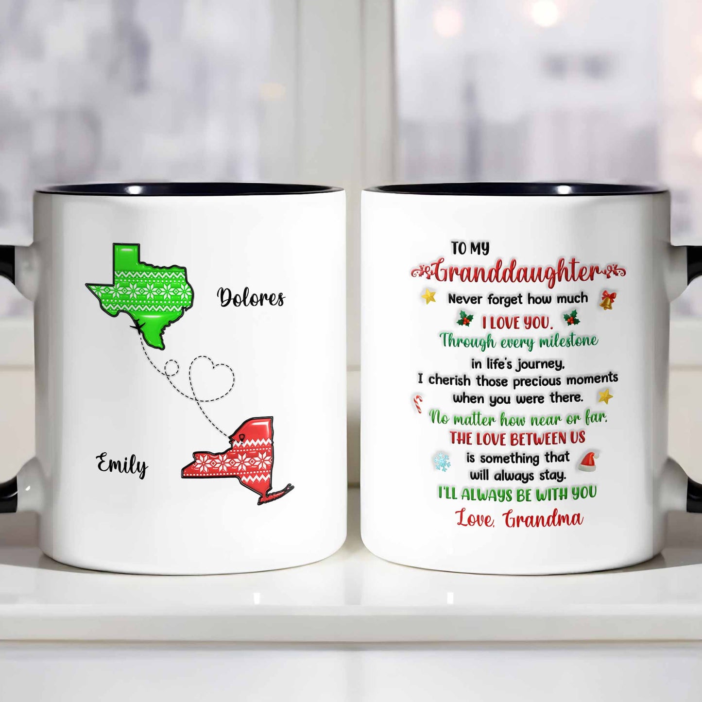 To My Granddaughter, Never Forget How Much I Love You, Texas Outline, Cowboy Boot