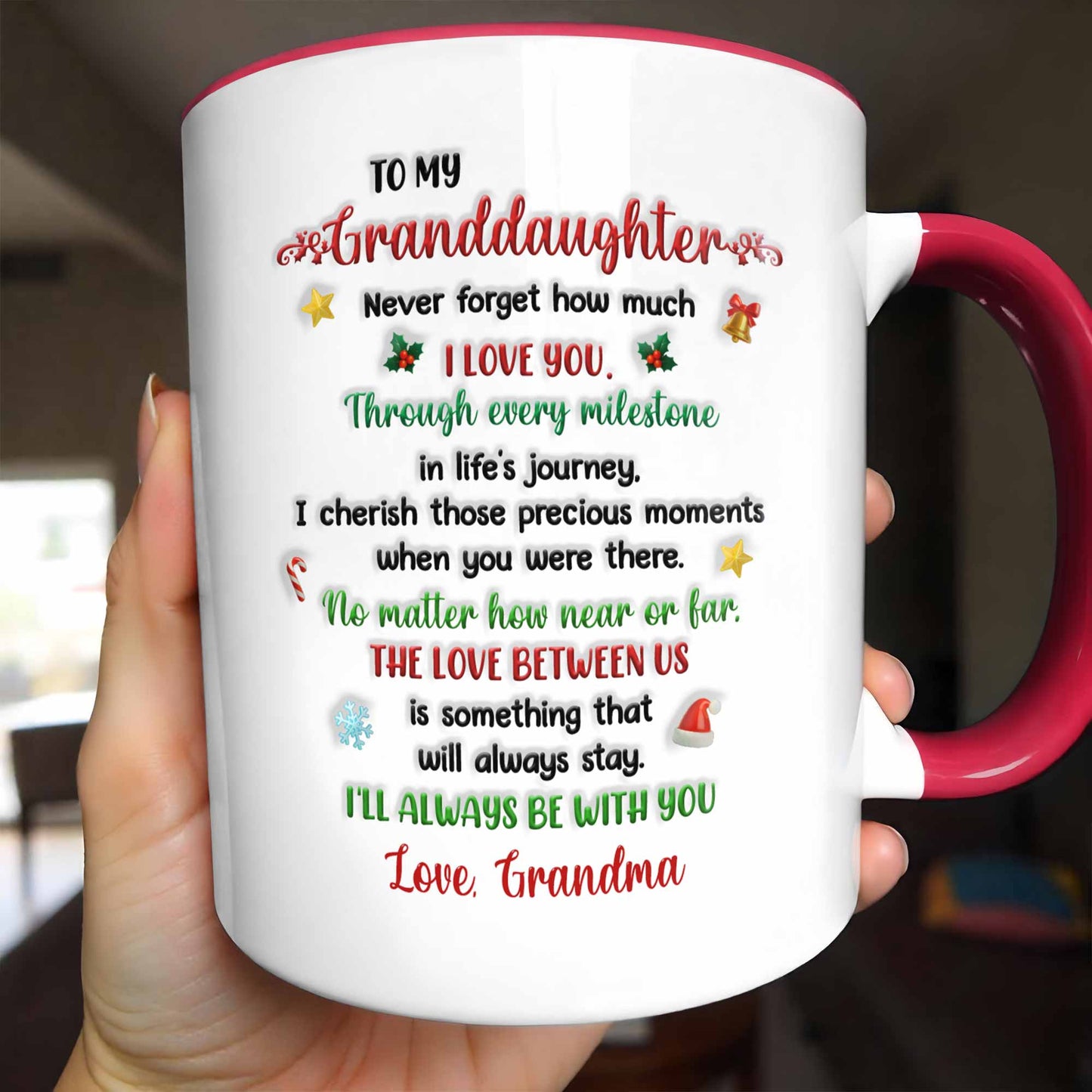 To My Granddaughter, Never Forget How Much I Love You, Texas Outline, Cowboy Boot