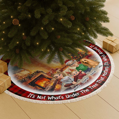 It's Who's Around The Tree That Matters, Christmas Family and Dog