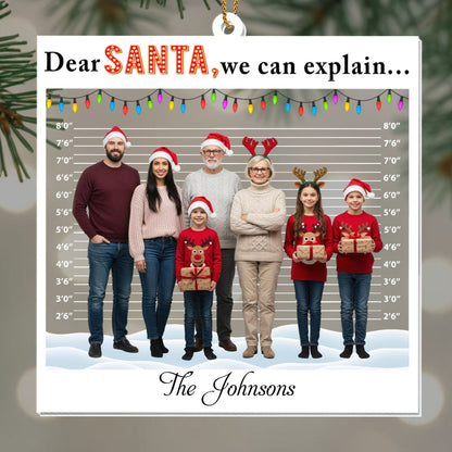 Dear Santa We Can Explain, Santa Hats, Christmas Lights