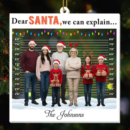 Dear Santa We Can Explain, Santa Hats, Christmas Lights