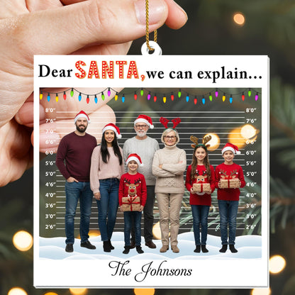 Dear Santa We Can Explain, Santa Hats, Christmas Lights