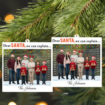 Dear Santa We Can Explain, Santa Hats, Christmas Lights