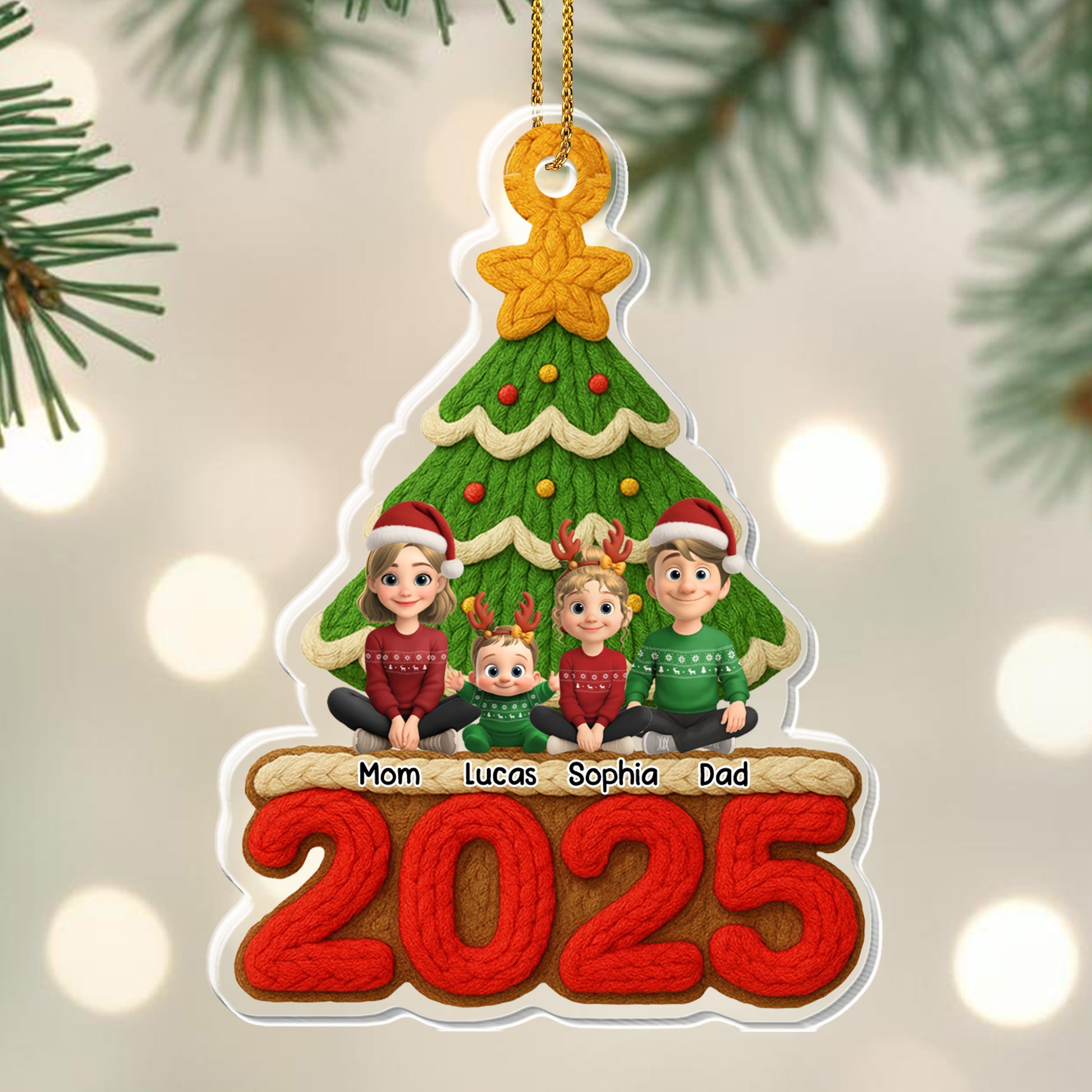 Celebrate Festive Season With Charming Family Christmas Tree