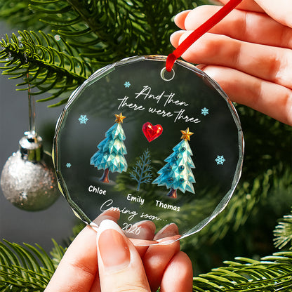 And Then There Were Three, Christmas Trees Heart Design