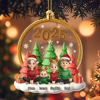 Celebrate Your Family's Unique Christmas Spirit Ornament