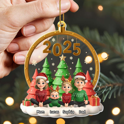 Celebrate Your Family's Unique Christmas Spirit Ornament