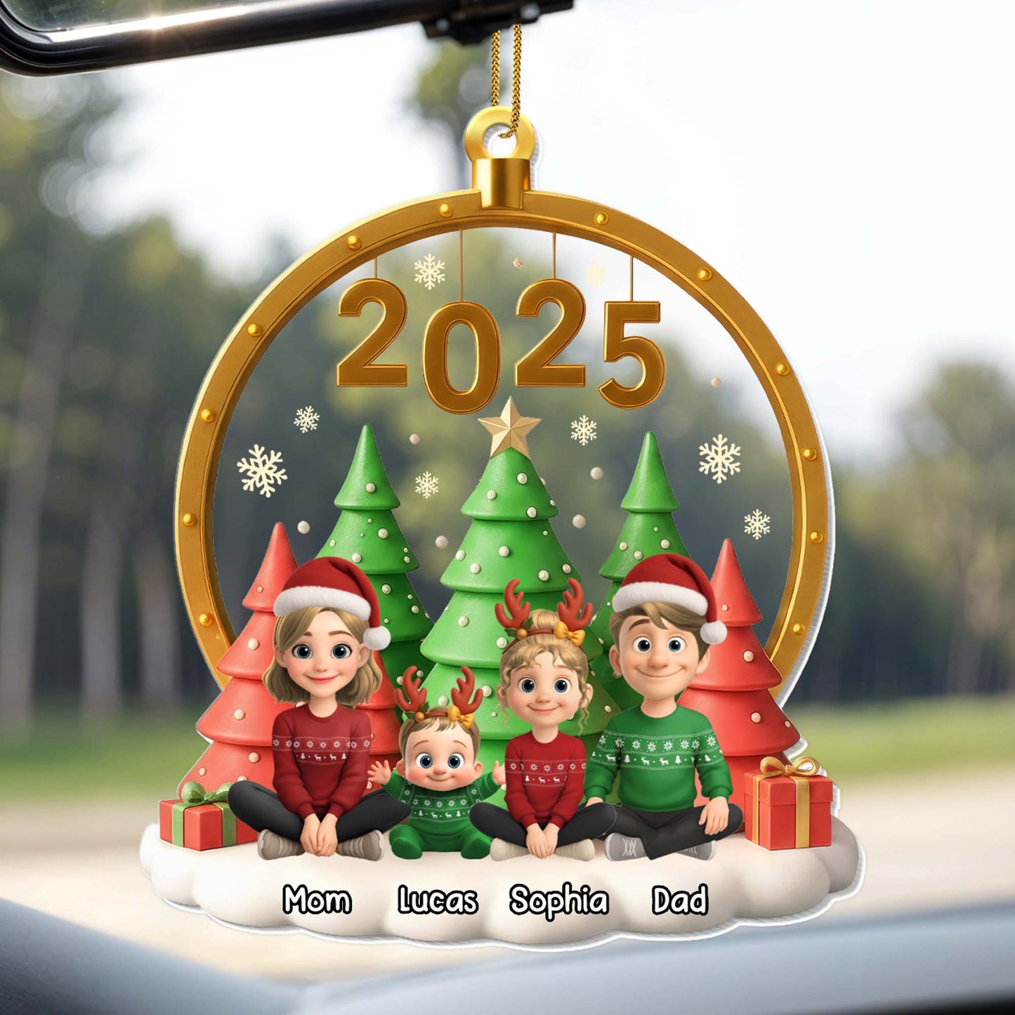 Celebrate Your Family's Unique Christmas Spirit Ornament