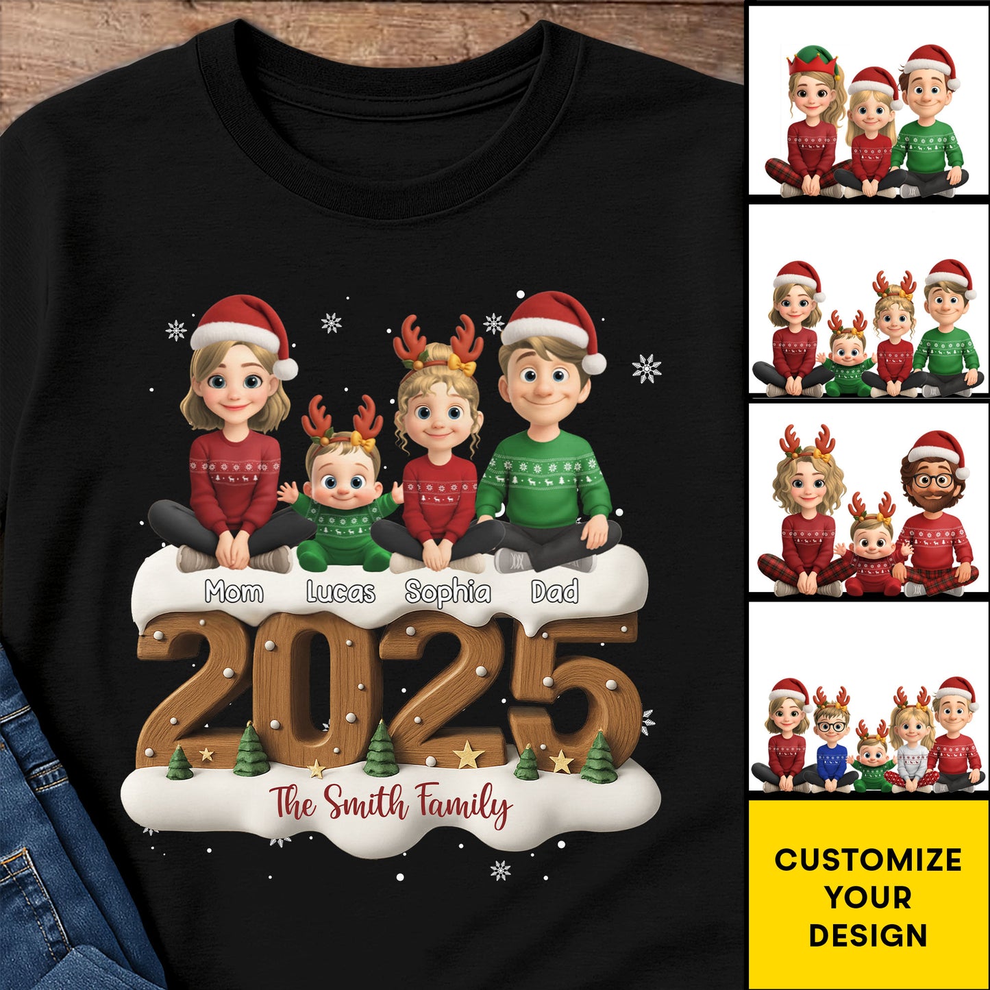 Celebrate The Holidays With A Custom Family Shirt