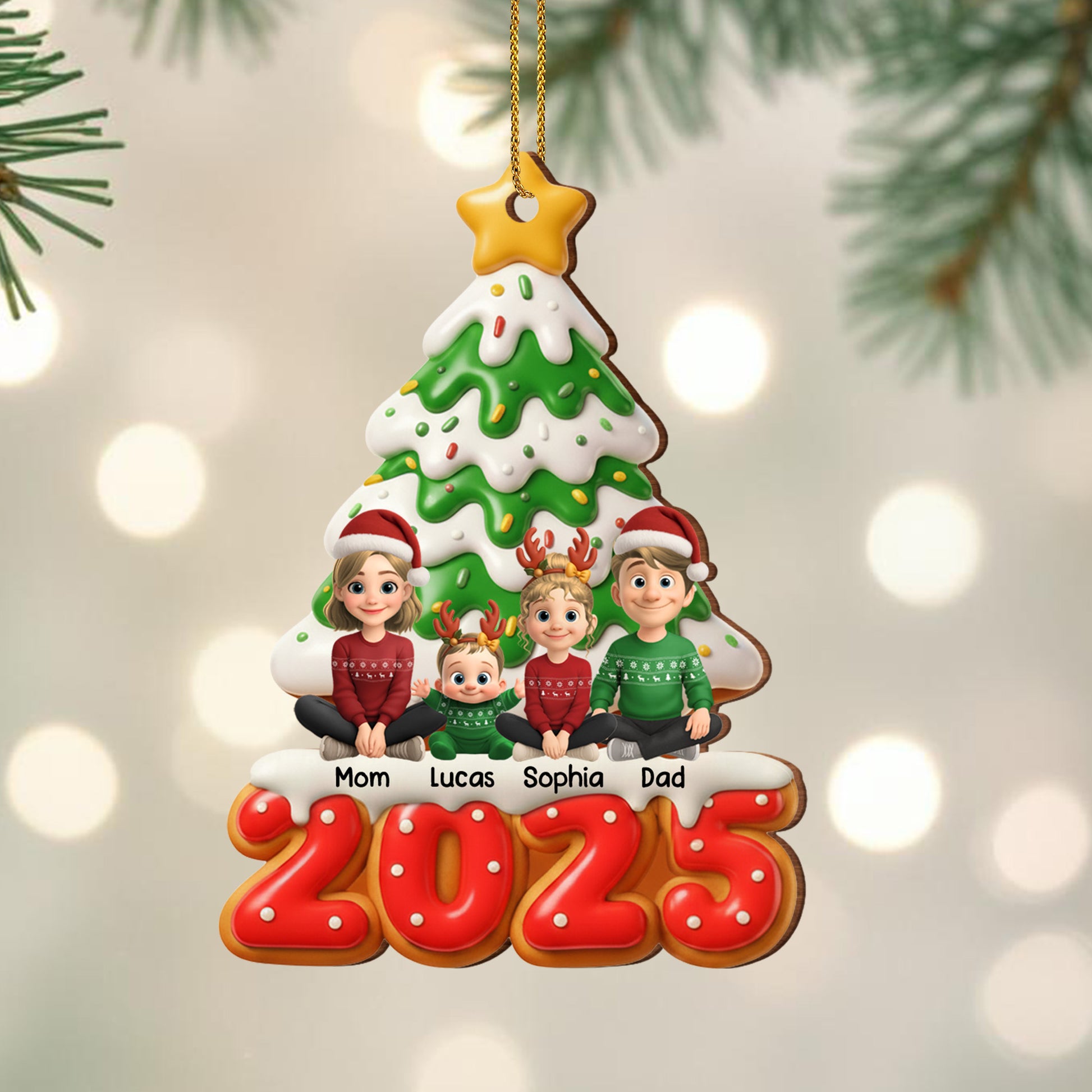 Celebrate The Festive Season With A Heartwarming Family Ornament