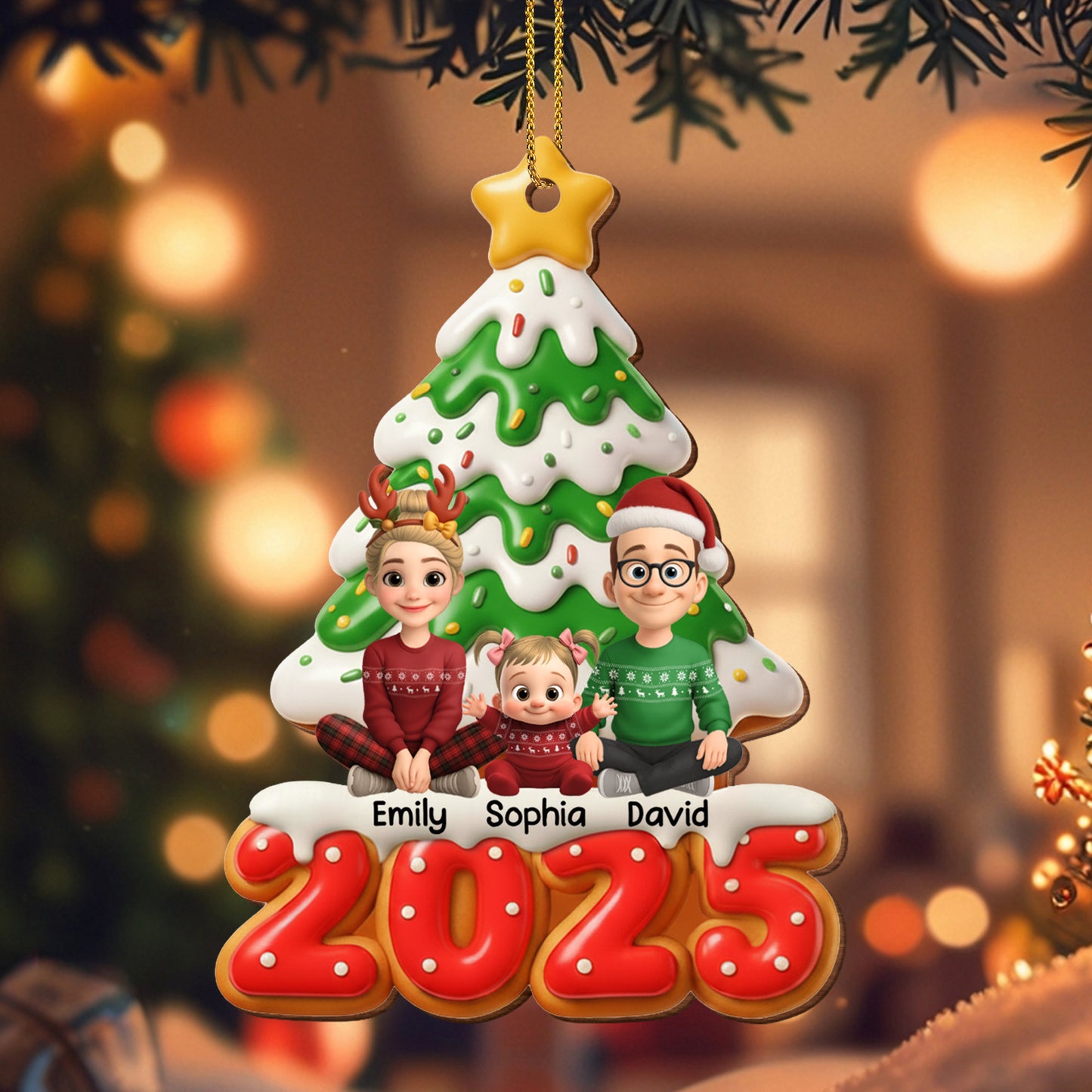 Celebrate The Festive Season With A Heartwarming Family Ornament