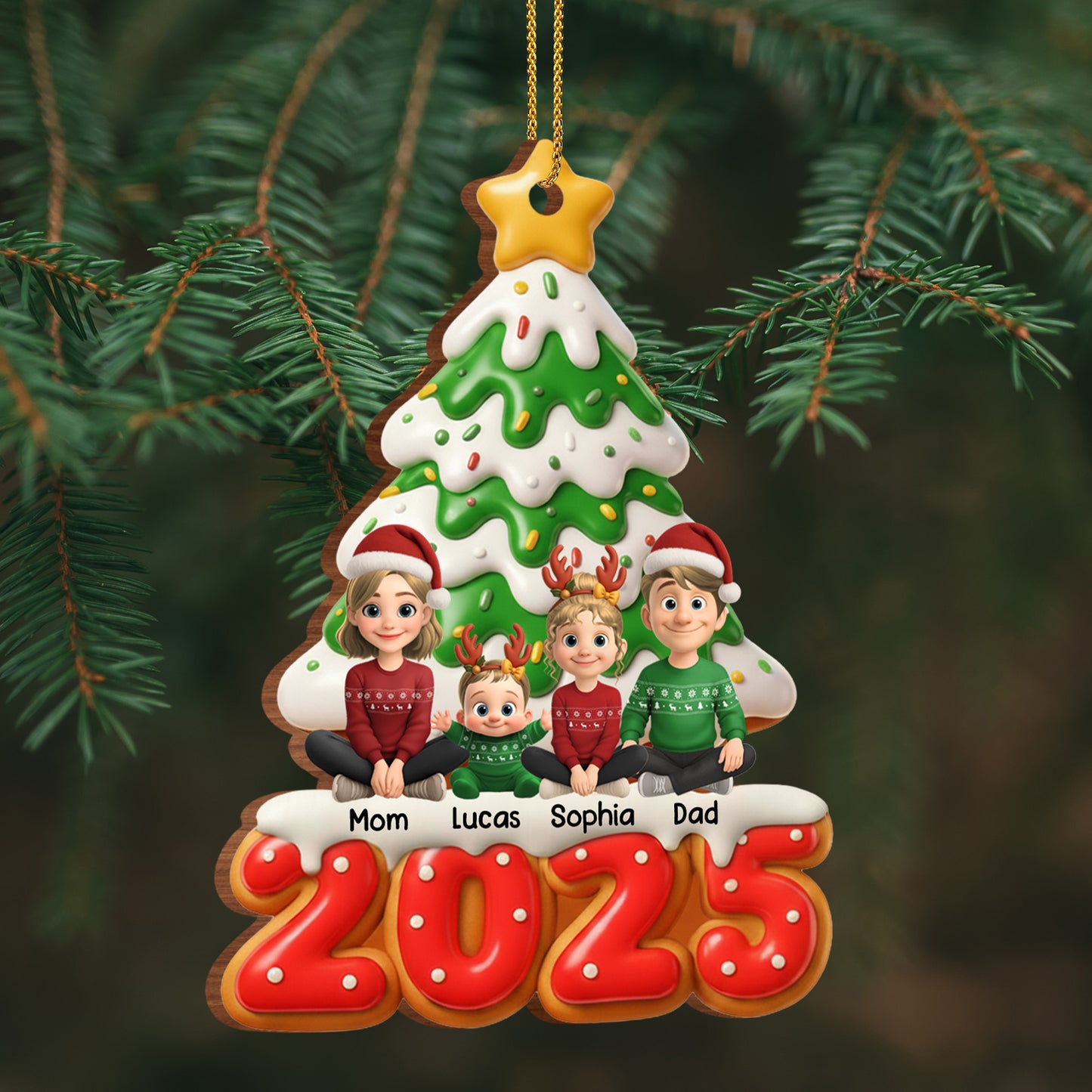 Celebrate The Festive Season With A Heartwarming Family Ornament