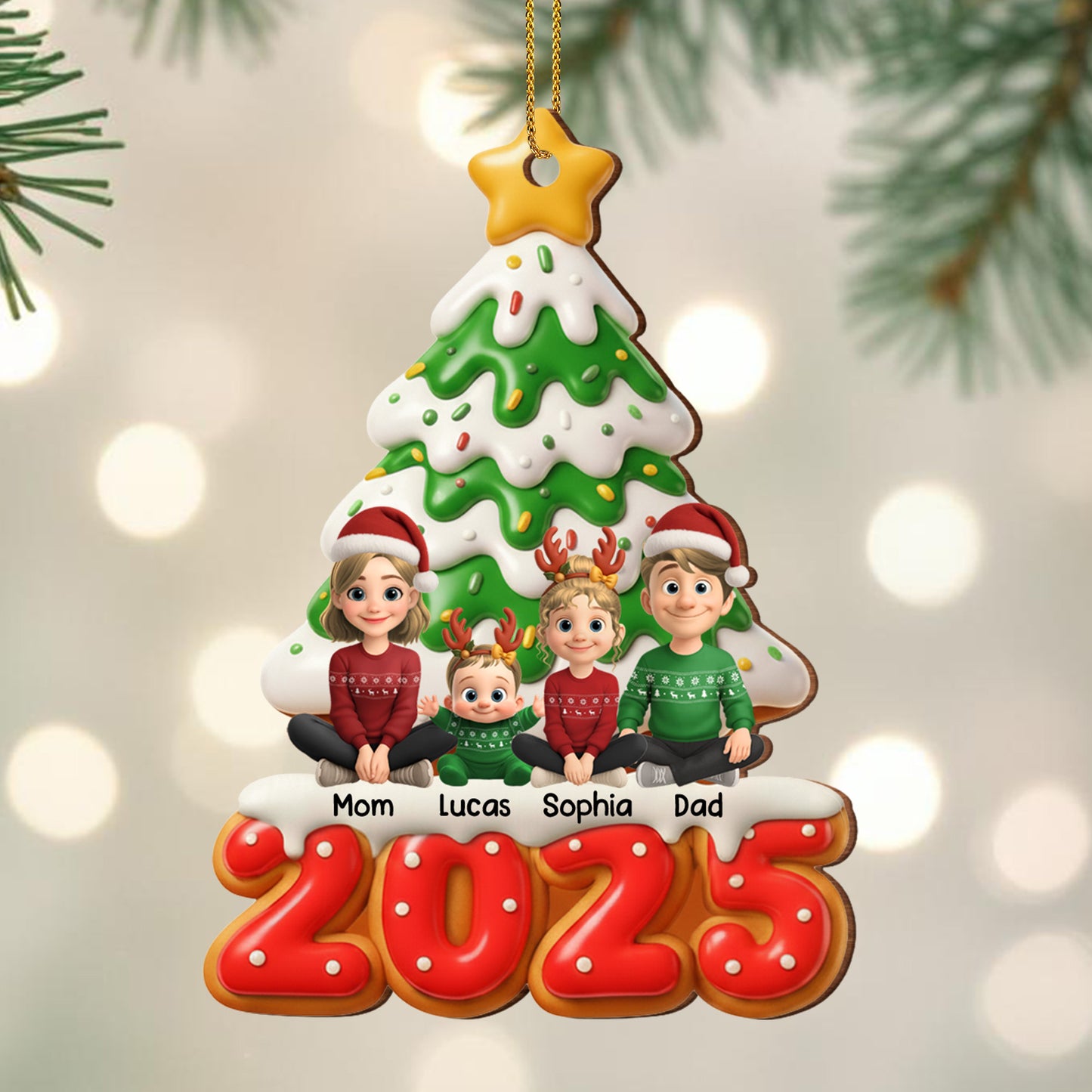 Celebrate The Festive Season With A Heartwarming Family Ornament
