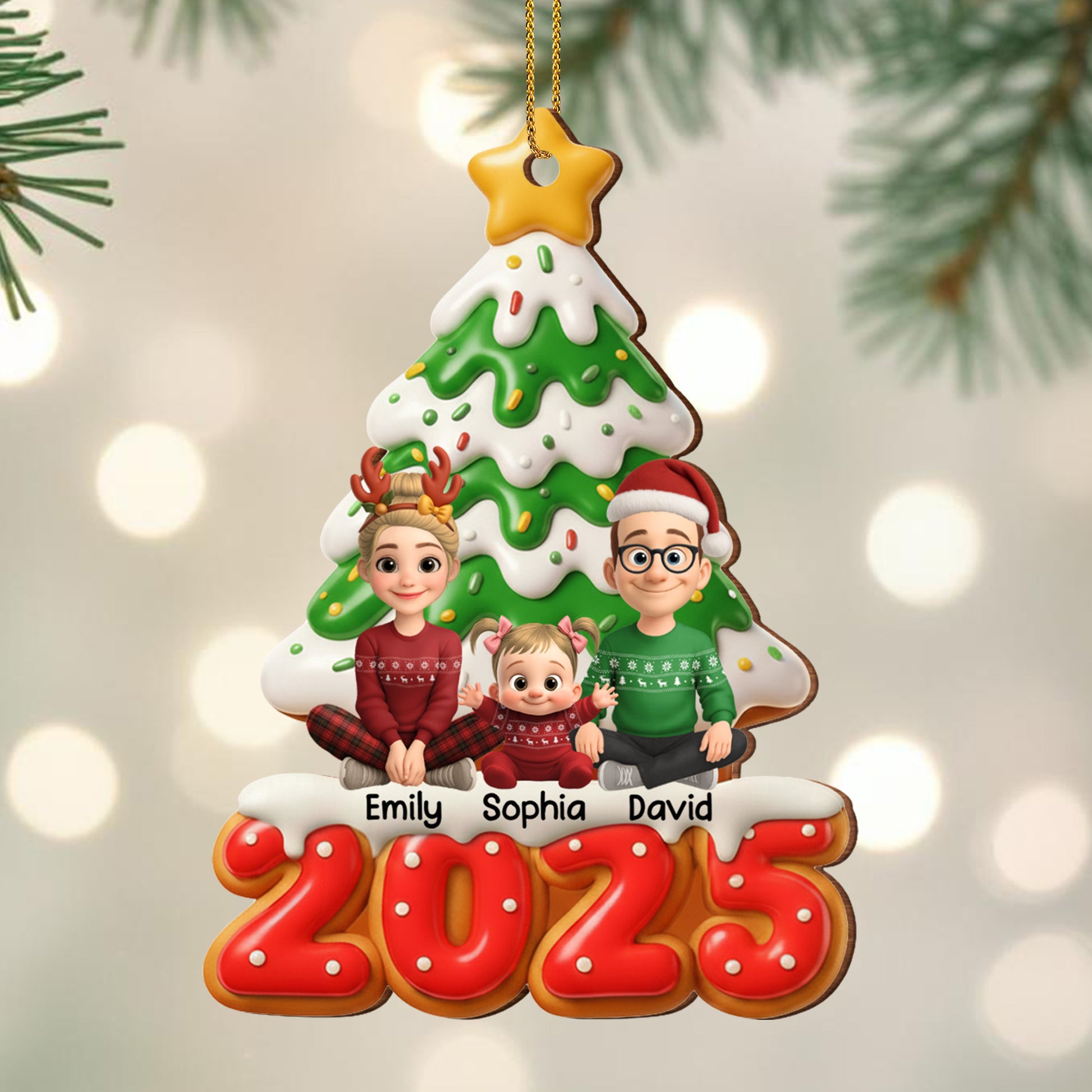 Celebrate The Festive Season With A Heartwarming Family Ornament