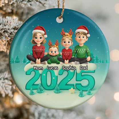 Perfect Family Christmas Ornament