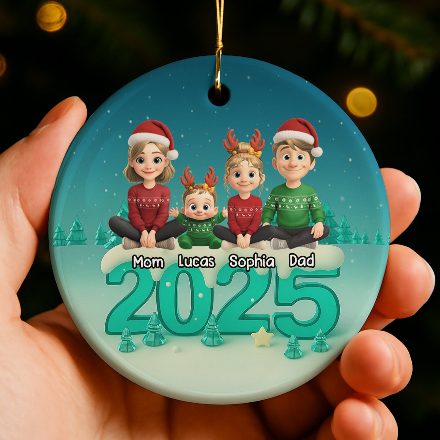 Perfect Family Christmas Ornament